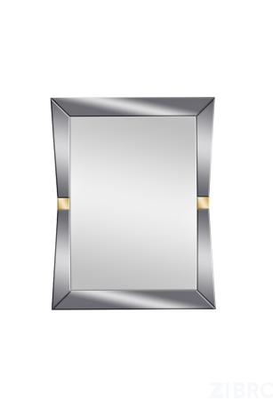 KFG123 Зеркало прямоугольное с золотыми вставками 79*102*2см 