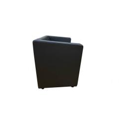 Кресло Итон, искусственная кожа, цвет черный Ecotex 3001