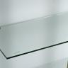 58DB-SH17071CS Стеллаж Marbella White бел/зол. 90*34*195см 