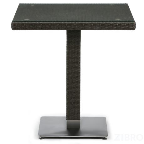 Стол из иск. ротанга T605SWT-W53-70x70 Brown 
