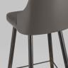 Стул барный Коналл экокожа таупе металлические ножки 