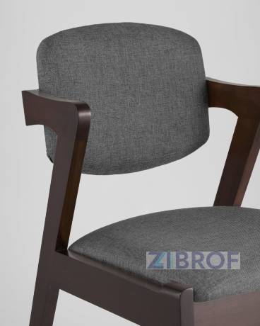 Magni, стол 120* 75 см, стулья Viva обивка серая 