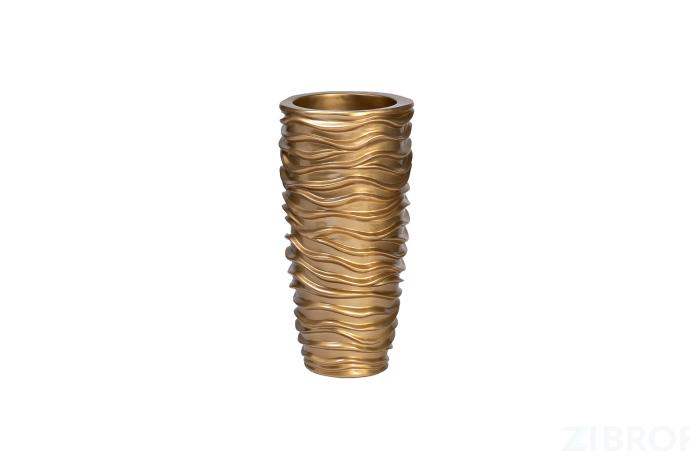 ZS-C845-26 Кашпо 32*32*65см цвет золото 