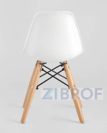 Комплект мебели детский Eames стол детский белый, 5 стульев белые 