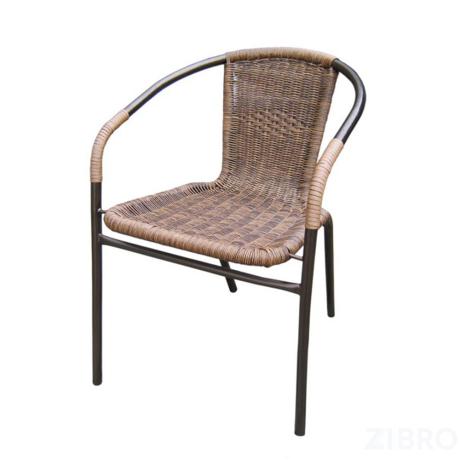 Плетеный стул Асоль TLH-037AR3 Cappuccino 
