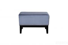 Банкетка Stella 60 прямоугольная синяя Velv Sin 60*38*40см