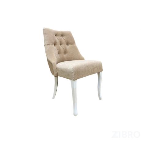 Стул Дени Классика в ткани Velvet Lux 23 , цвет бежевый, опора 