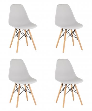 Стул Style DSW светло-серый x4 
