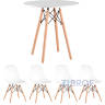 Eames стол 70 см, 4 стула Eames DSW белые 