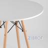 Eames стол 70 см, 4 стула Eames DSW белые 