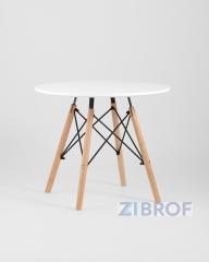 Комплект мебели детский стол Eames белый, 4 стульчика желтые