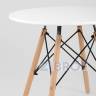 Комплект мебели детский стол Eames белый, 4 стульчика желтые 