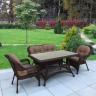 Комплект плетеной мебели T130-LV520BB-Brown_Beige 