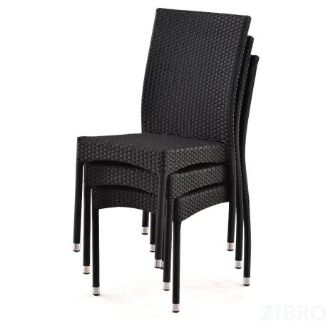 Стул из искусственного ротанга - Y-292A black 