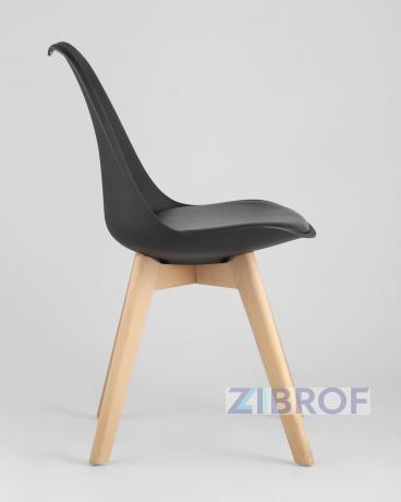 Обеденная группа стол Берген 160-220*90, 6 cтульев Frankfurt черные 