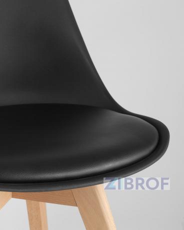 Обеденная группа стол Берген 160-220*90, 6 cтульев Frankfurt черные 