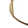 GY-BEN8178GOLD-BL Банкетка велюр черный/золото d38*45см 