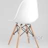 Eames D100, 3 стула Eames DSW белый 