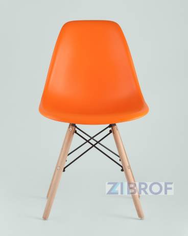 Стул Eames Style DSW оранжевый 