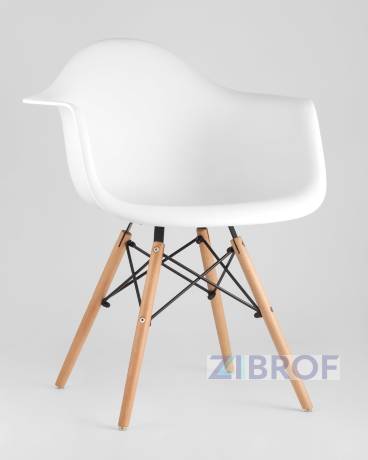 Eames, стол 100 см, 6 стульев Eames DAW 