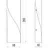Настенный светильник (бра) Outdoor O040WL-L11B3K 