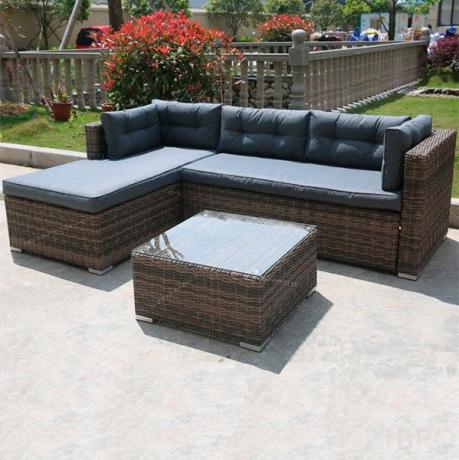 Комплект мебели из иск. ротанга AFM-302 Brown/Grey 
