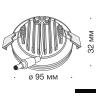 Встраиваемый светильник Technical DL303-L12B 