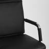 Компьютерное кресло TopChairs Original офисное черное в обивке из экокожи, механизм качания Top Gun