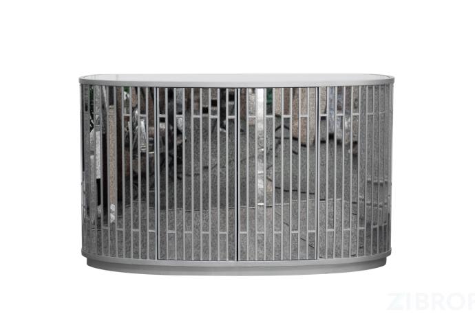 KFG040 Комод зеркальный двухдверный 152*51*92см 