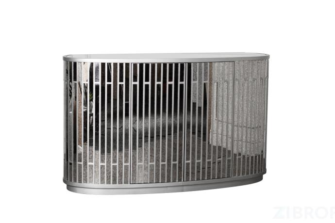 KFG040 Комод зеркальный двухдверный 152*51*92см 